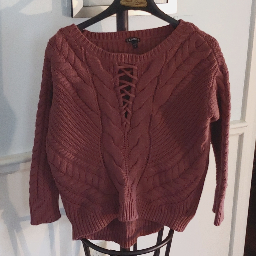 XS Rustic Pink Express Sweater